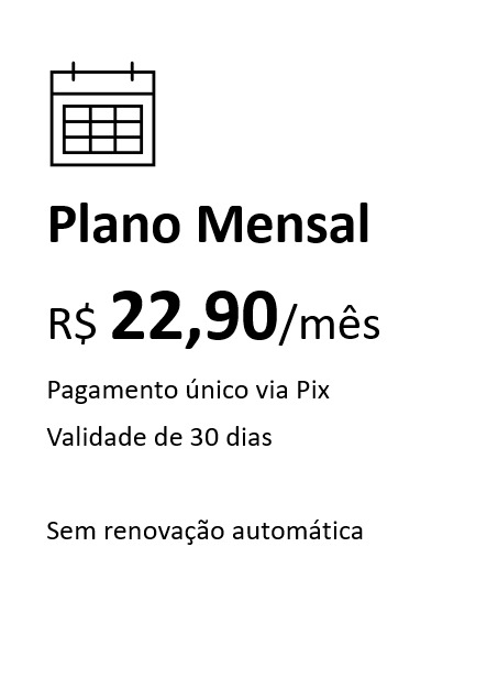 Plano Mensal